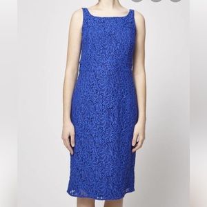 Judith & Charles blue lace dress size 4